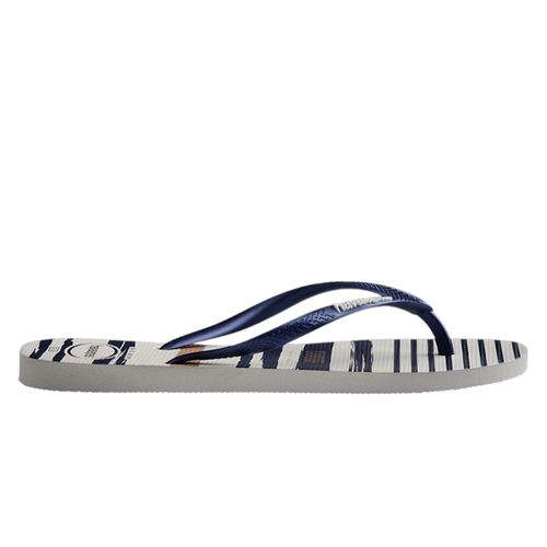 Sandalia para playa Havaiana bicolor para mujer