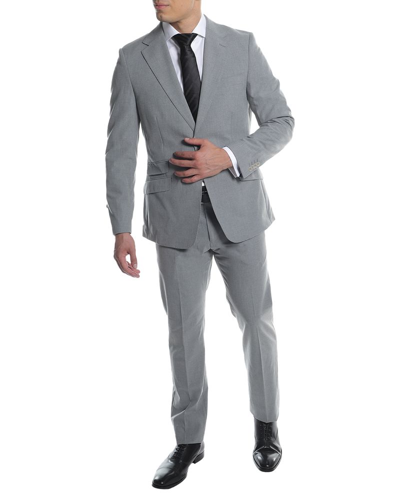 104784636-Traje-slim-fit-Puro-Ego-gris-heather-para-hombre