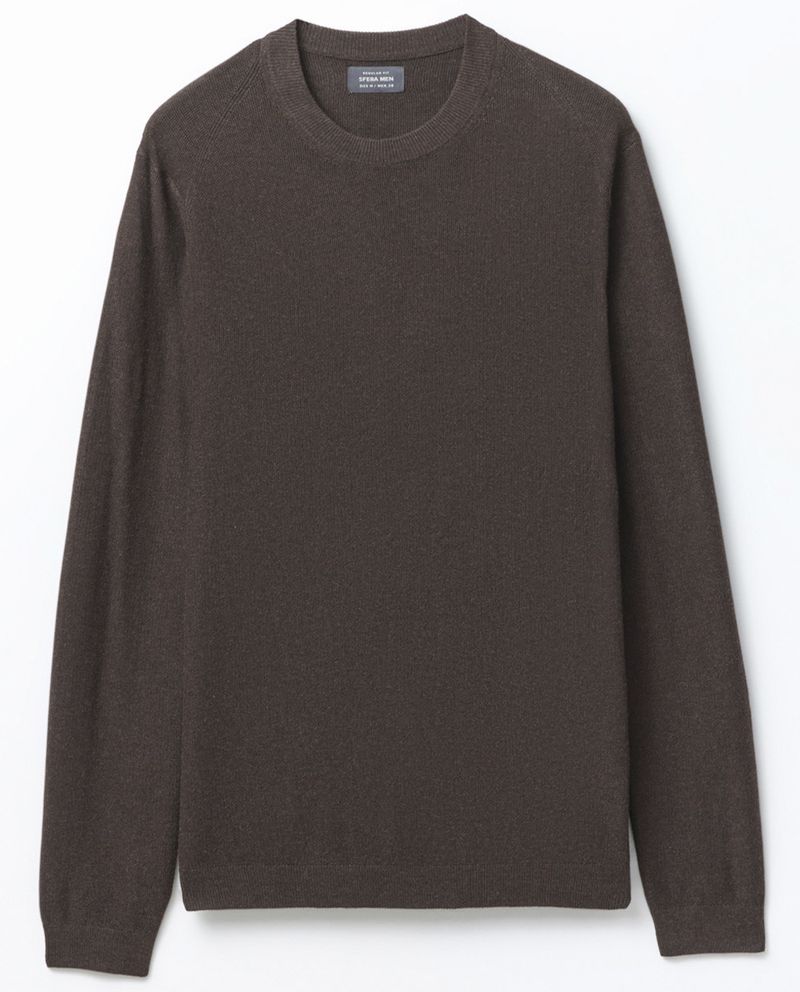 104835284-Sueter-Sfera-cafe-texturizado-para-hombre