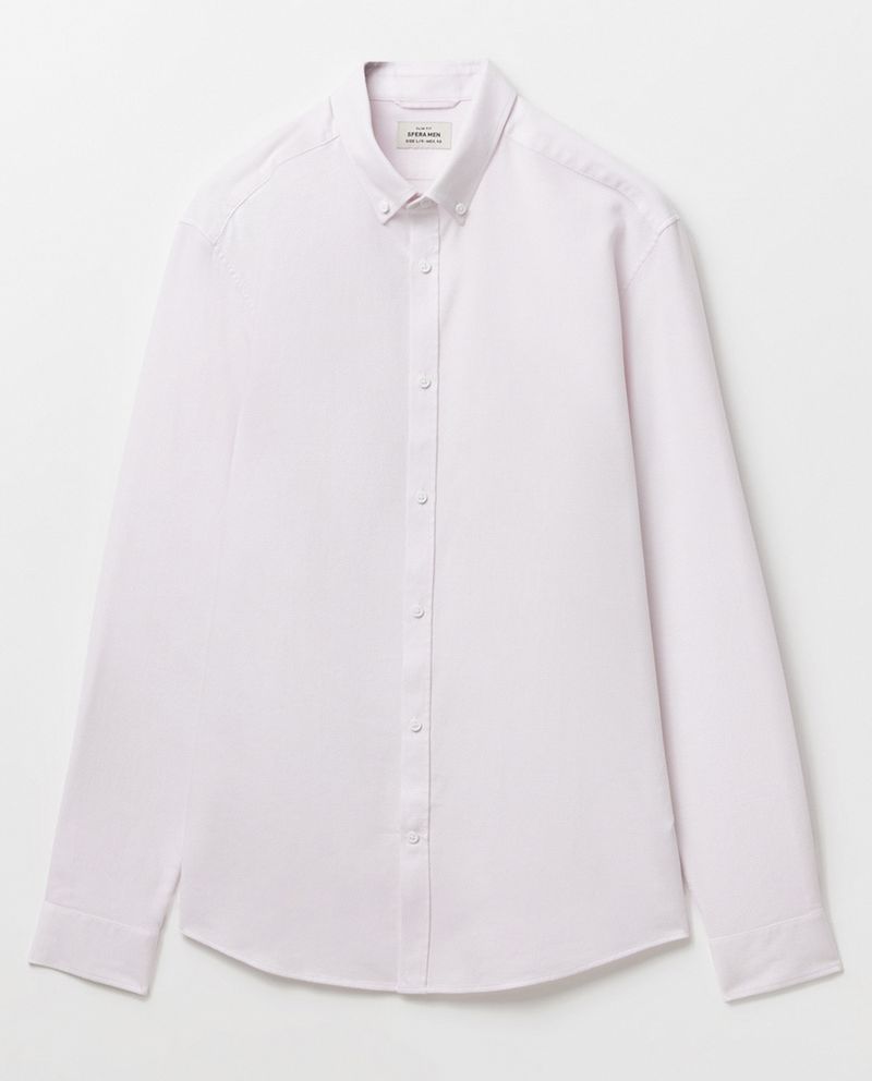 104835401-Camisa-oxford-Sfera-rosado-claro-texturizada-para-hombre