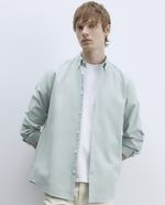 104835406-Camisa-oxford-Sfera-verde-claro-texturizada-para-hombre