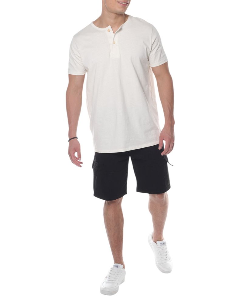 104760691-Short-cargo-Orange-negro-denim-para-hombre