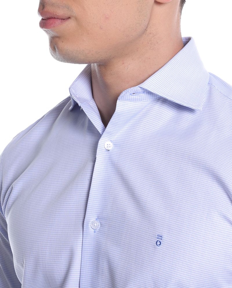 104784506-Camisa-formal-PuroEGO-custom-fit-celeste-cuadriculada-para-hombre