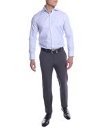 104784506-Camisa-formal-PuroEGO-custom-fit-celeste-cuadriculada-para-hombre