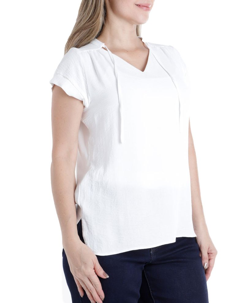 104828274-Blusa-First-formal-blanca-manga-corta-para-mujer