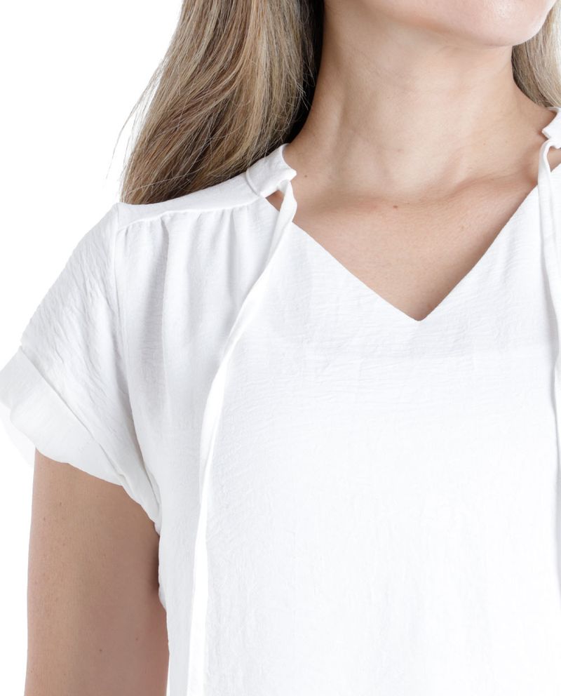 104828274-Blusa-First-formal-blanca-manga-corta-para-mujer