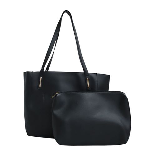 Cartera tote Sabrina color negro para mujer