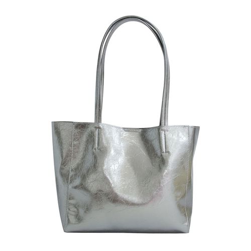 Cartera tote Unexpected plateada para mujer