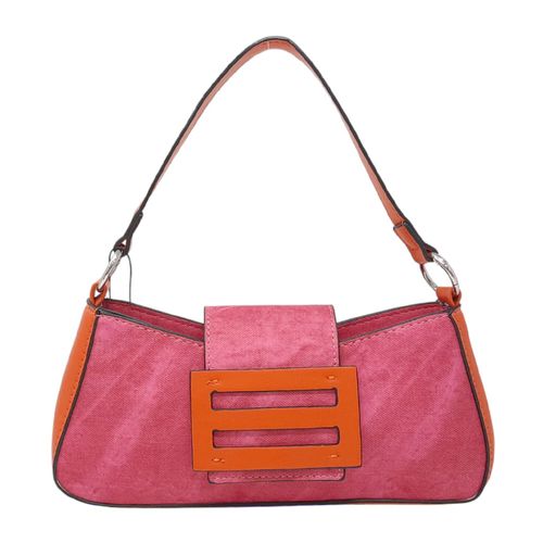 Cartera shoulder bag bicolor para mujer