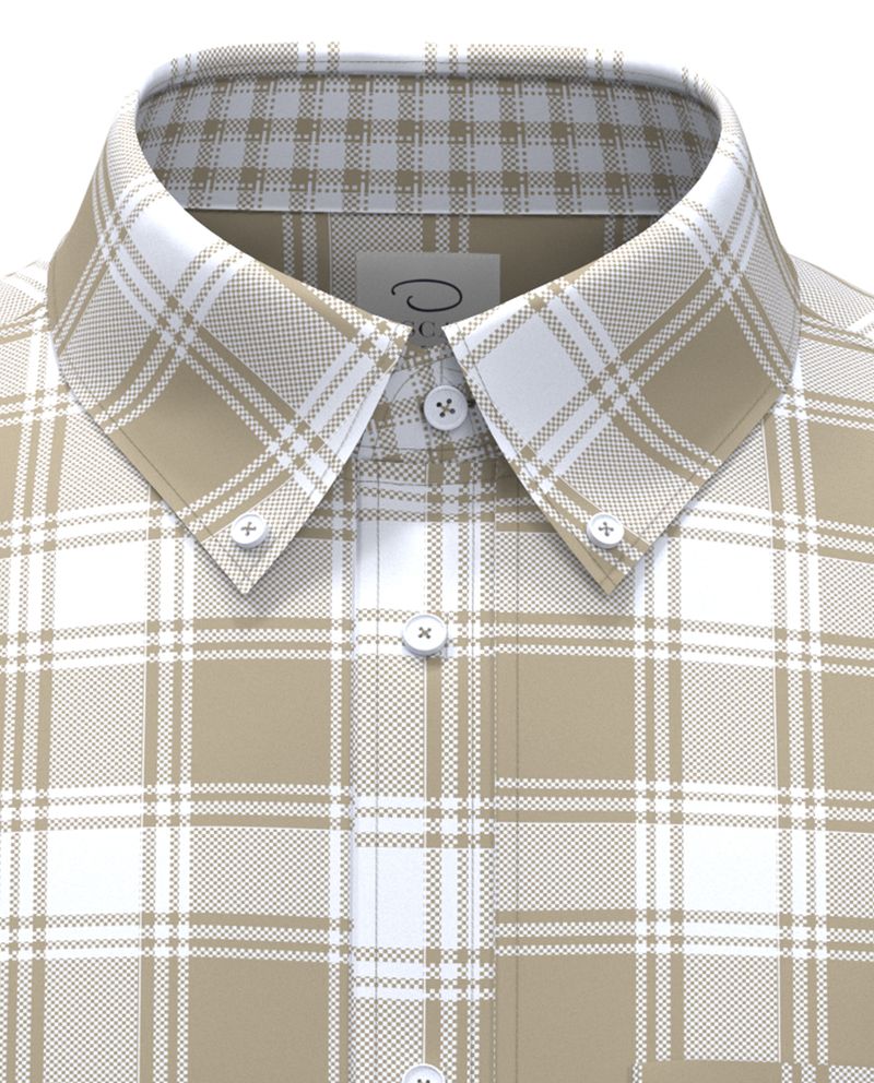 104826160-Camisa-casual-Oscar-de-la-Renta-bicolor-cuadriculada-para-hombre
