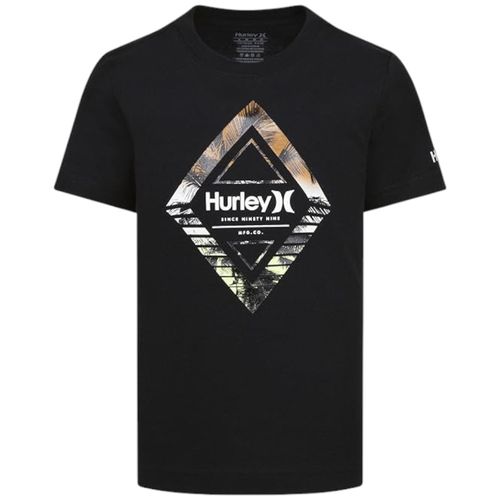 Camiseta negra con estampado para niño