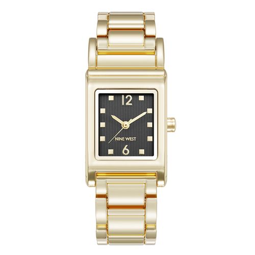 Reloj Nine West análogo metálico dorado para mujer