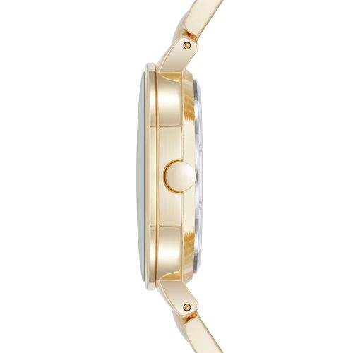 Reloj Nine West análogo metálico dorado para mujer