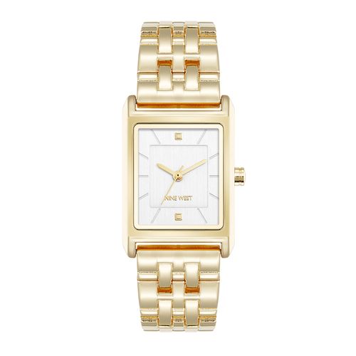 Reloj Nine West análogo metálico dorado para mujer