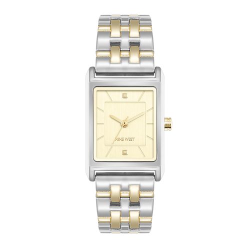 Reloj Nine West análogo metálico bicolor para mujer