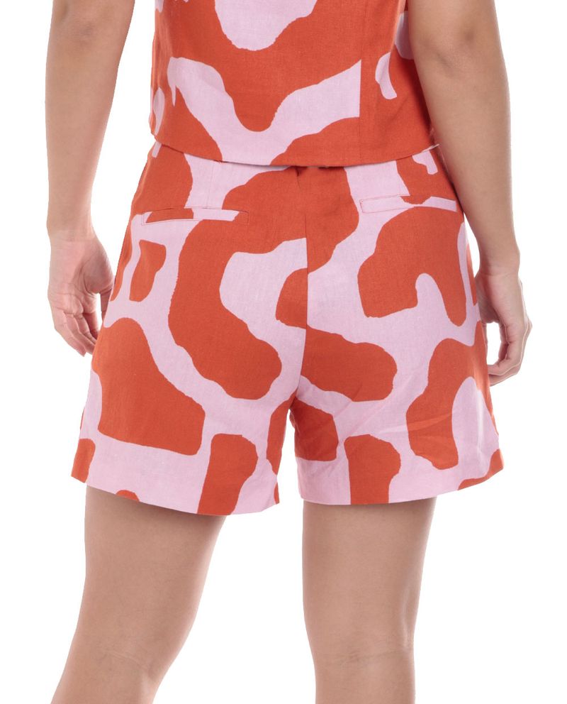 104834534-Short-Unexpected-casual-estampado-de-cintura-media-para-mujer