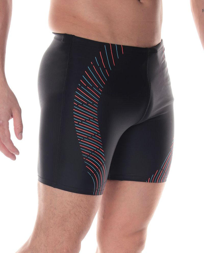104804974-Traje-de-baño-Speedo-negro-estampado-para-hombre