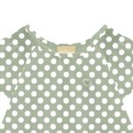 Vestido-verde-con-puntos-para-niña-104824093