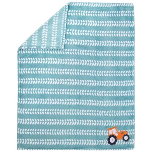 Frazada azul con estampado para bebé niño