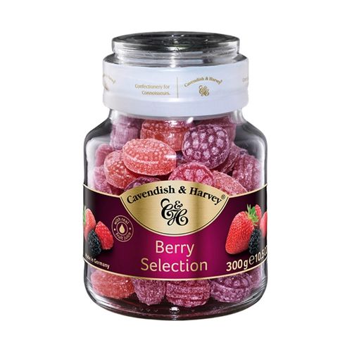 Tarro de dulces gota sabor frutos del bosque 300g