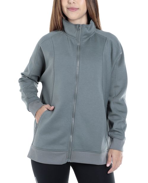 Suéter deportivo Boomerang verde para mujer