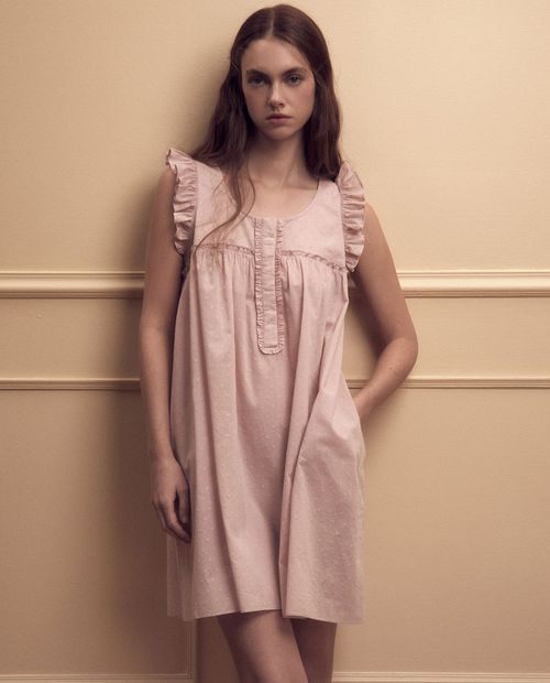 Camisón Sfera rosado sin mangas para mujer