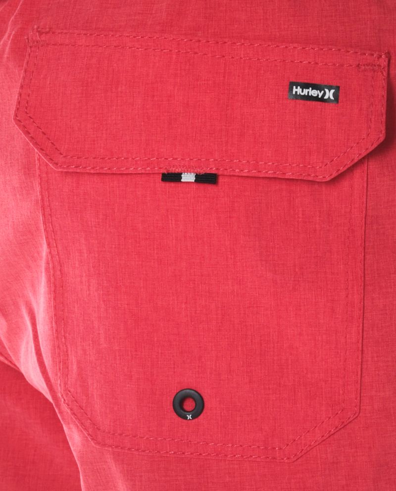 104662102-Short-de-baño-Hurley-rojo-heather-para-hombre