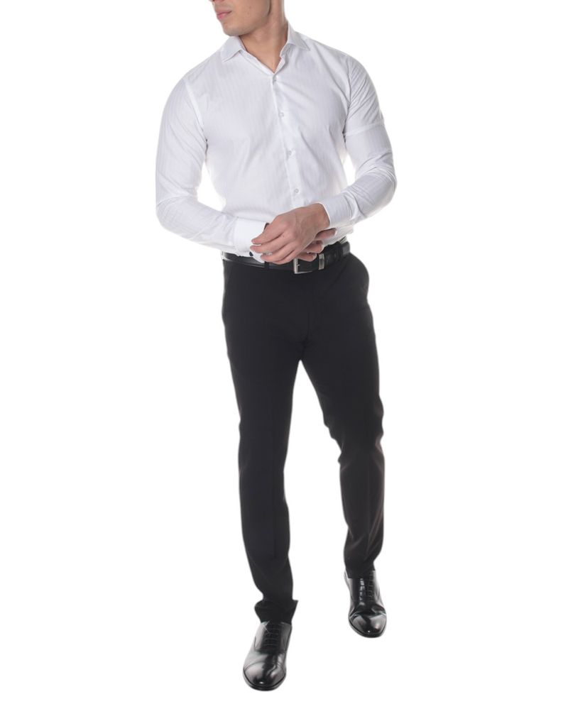 104784502-Camisa-de-vestir-slim-fit-Puro-Ego-blanca-rayada-con-textura-para-hombre