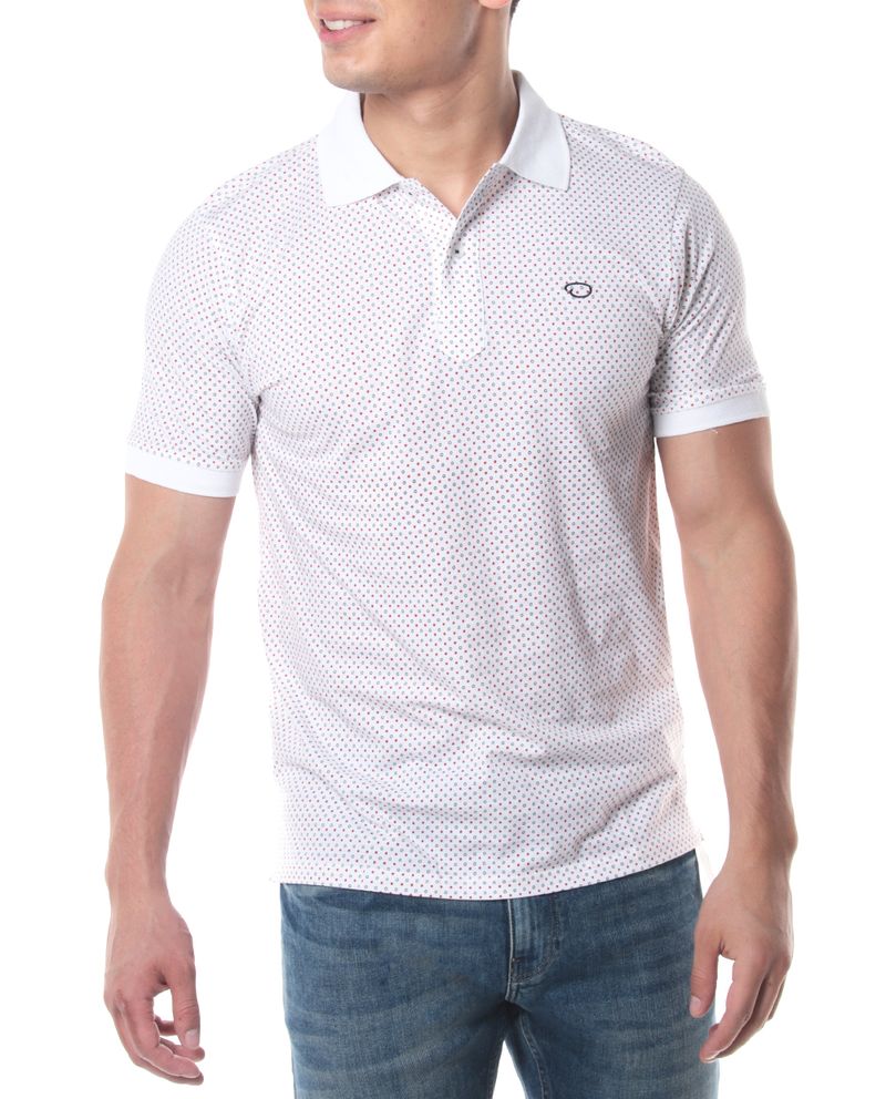104825979-Camisa-polo-classic-fit-Oscar-de-la-Renta-blanca-mini-print-para-hombre