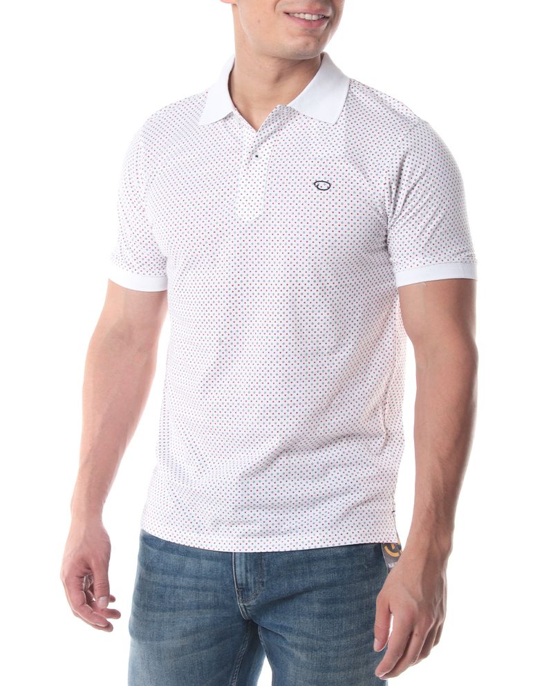 104825979-Camisa-polo-classic-fit-Oscar-de-la-Renta-blanca-mini-print-para-hombre