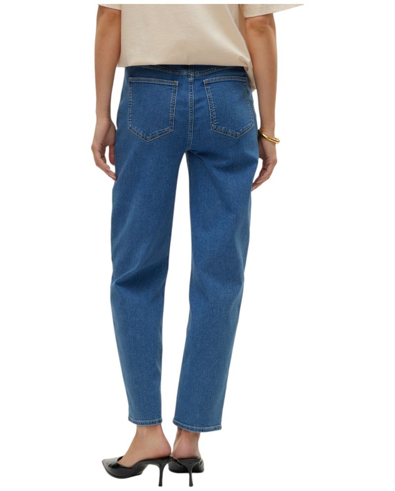 104855283-Jeans-Vero-Moda-straight-azul-largo-30--de-cintura-alta-para-mujer