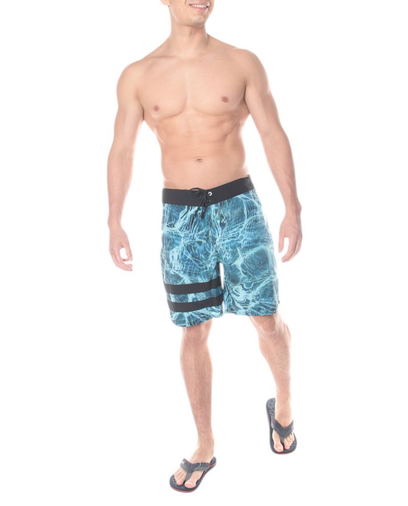 104804142-Calzoneta-de-baño-Hurley-azul-estampada-para-hombre