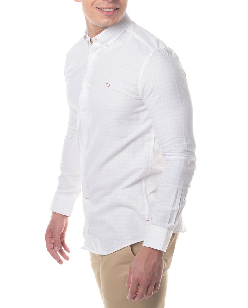 104826089-Camisa-casual-Oscar-de-la-Renta-classic-fit-beige-cuadriculada-para-hombre-