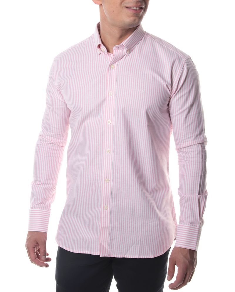 104826100-Camisa-casual-Oscar-de-la-Renta-tailored-fit-rosada-rayada-para-hombre-