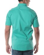 104826469-Camisa-casual-Oscar-de-la-Renta-classic-fit-verde-solida-para-hombre-