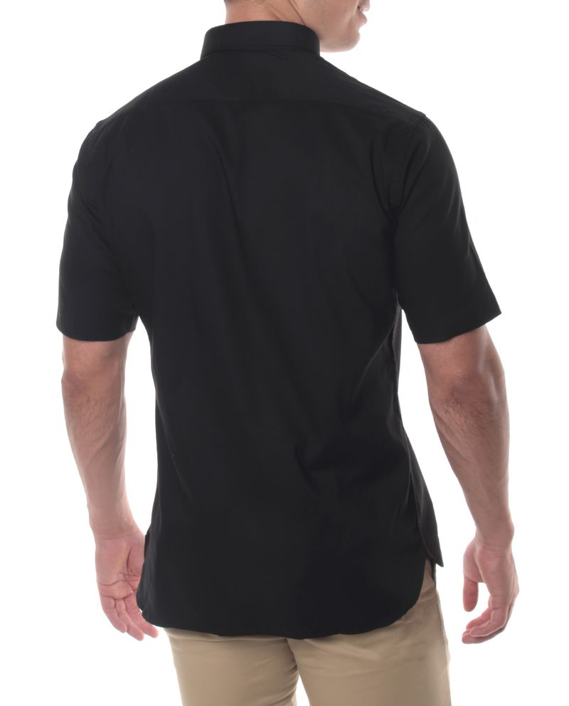 104826474-Camisa-casual-Oscar-de-la-Renta-classic-fit-negra-solida-para-hombre-