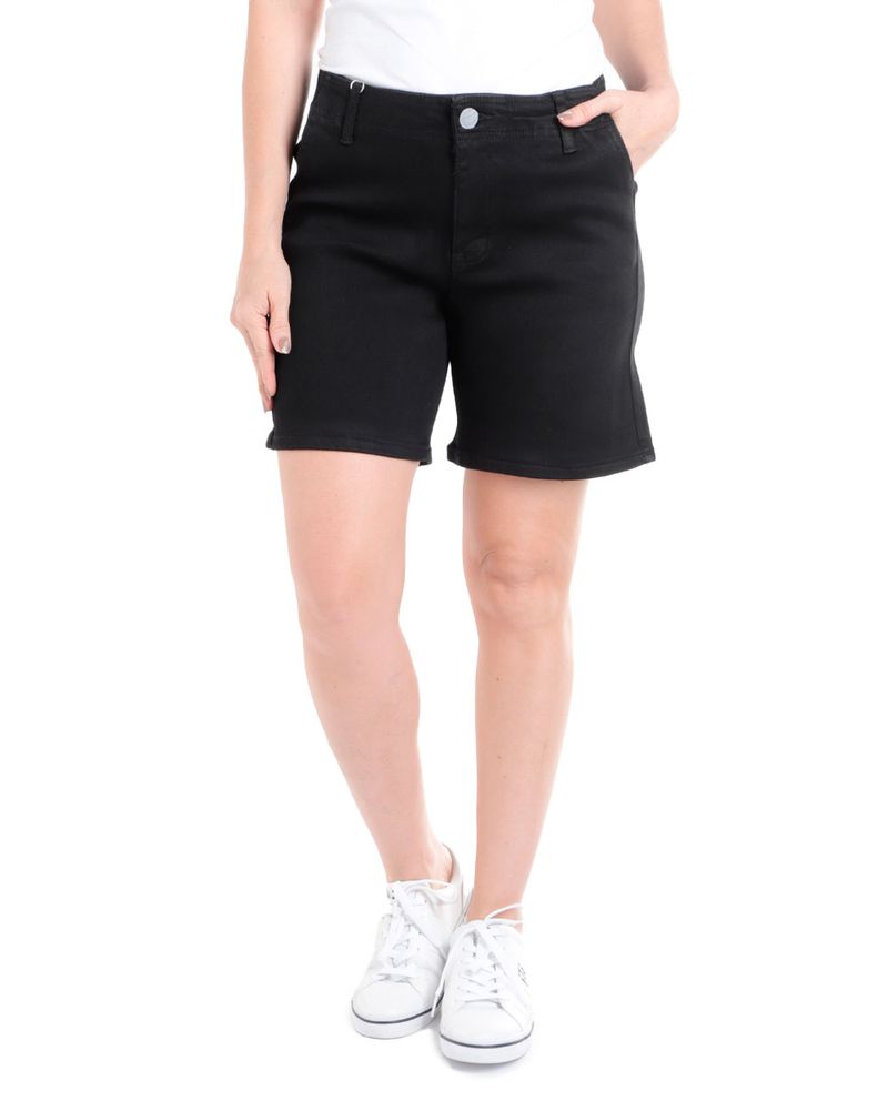 104795367-Short-Nicolle-denim-negro-de-cintura-alta-para-mujer