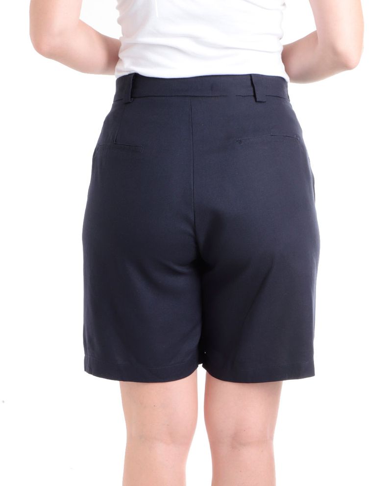 104795370-Short-Nicolle-casual-azul-de-cintura-alta-para-mujer