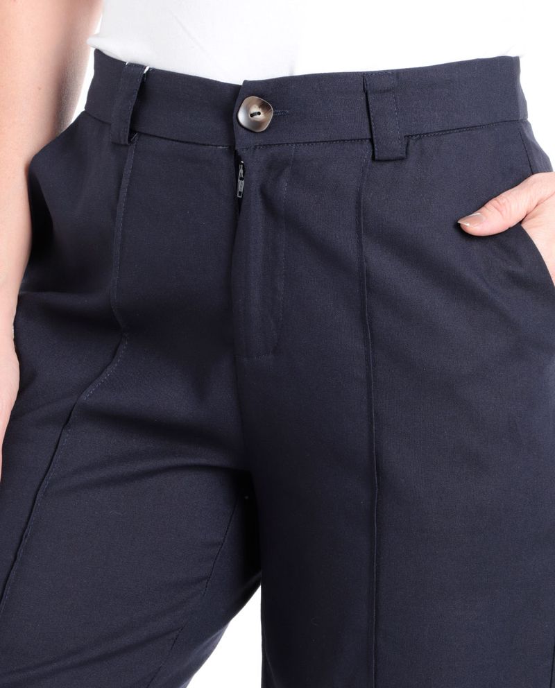 104795370-Short-Nicolle-casual-azul-de-cintura-alta-para-mujer
