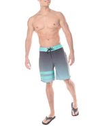 104804136-Calzoneta-de-baño-Hurley-negra-color-blocking-para-hombre