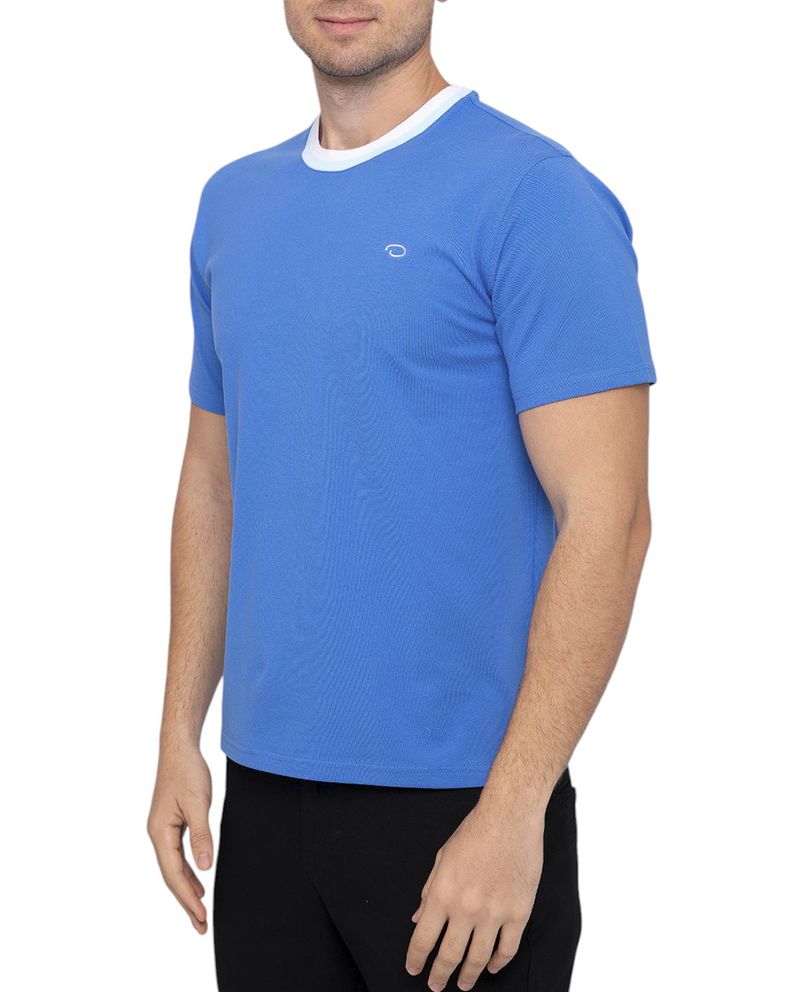 104795217-Camiseta-casual-Oscar-de-la-Renta-celeste-solida-para-hombre
