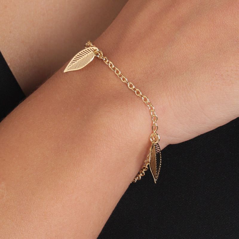 104841233-Pulsera-dorada-de-hojas-3mm-7.5--para-mujer