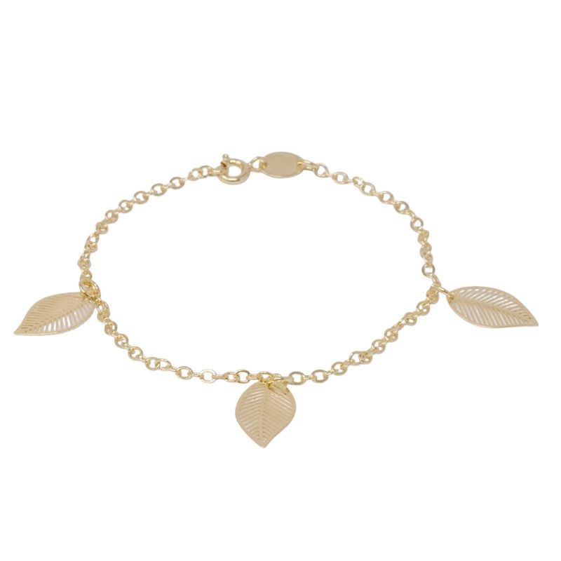 104841233-Pulsera-dorada-de-hojas-3mm-7.5--para-mujer