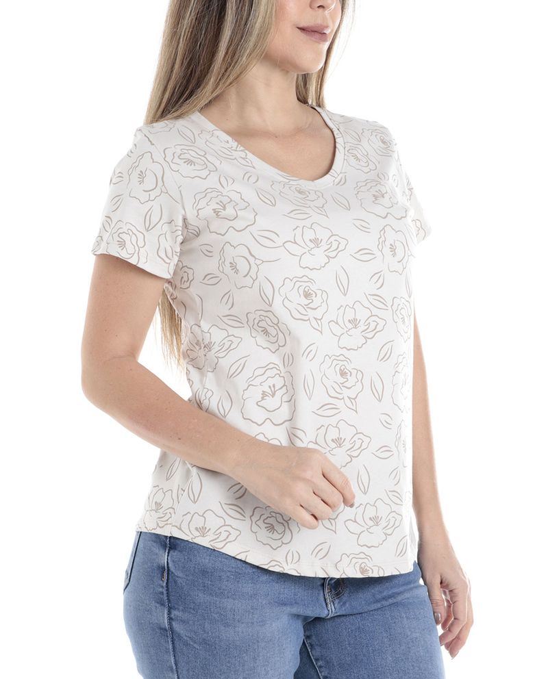 104812520-Camiseta-Nicolle-estampada-manga-corta-para-mujer