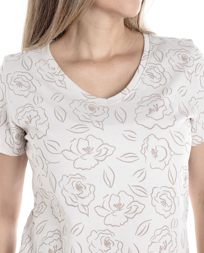 104812520-Camiseta-Nicolle-estampada-manga-corta-para-mujer