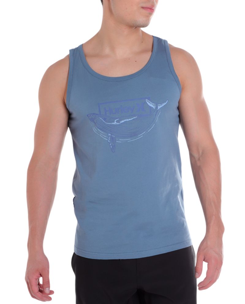 104740625-Camiseta-tank-top-Hurley-azul-con-estampado-de-ballena-para-hombre