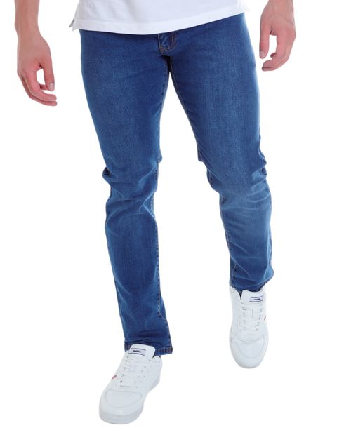 Jeans Oscar de la Renta slim fit azul denim para hombre