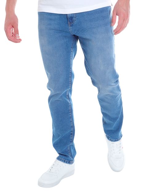 Jeans Pepe Revolution slim fit celeste denim lavado para hombre
