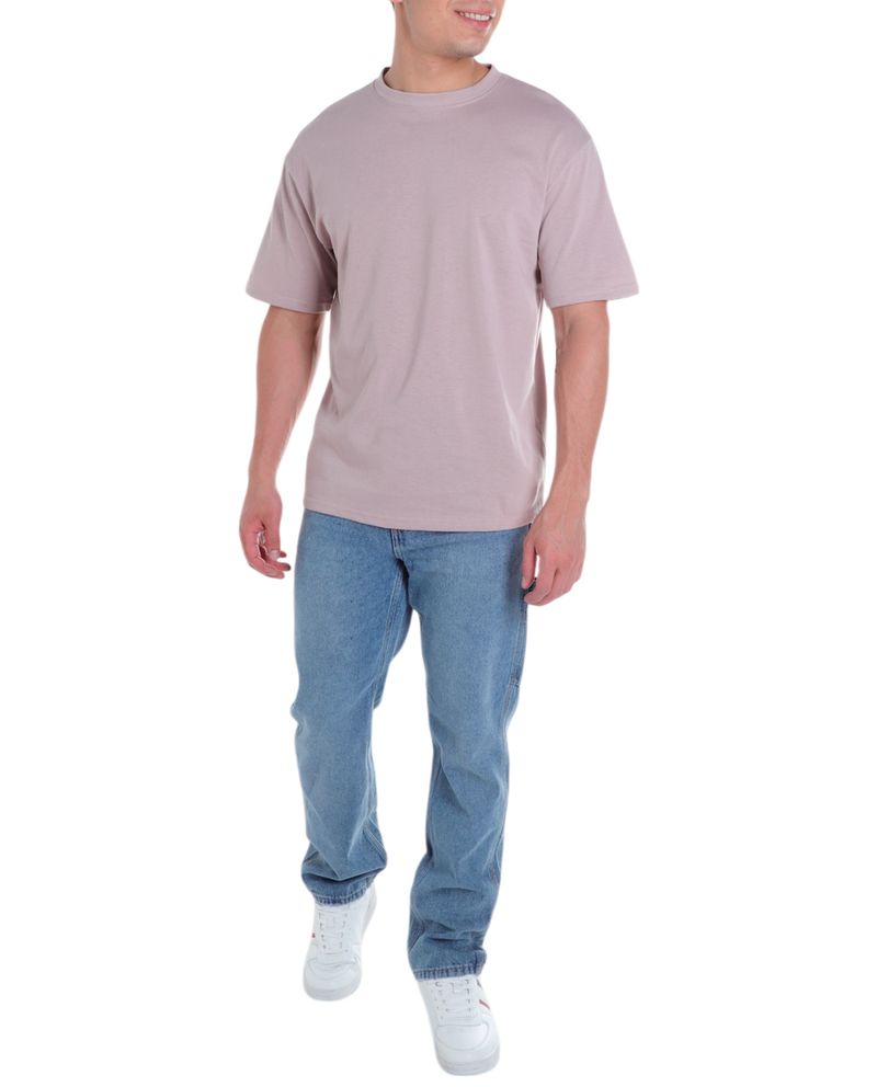 104828507-Camiseta-Denim-and-Flower-relaxed-fit-beige-solida-para-hombre