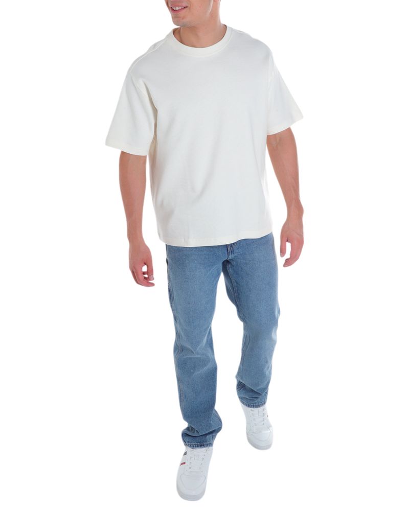 104828516-Camiseta-Denim-and-Flower-ivory-texturizada-para-hombre